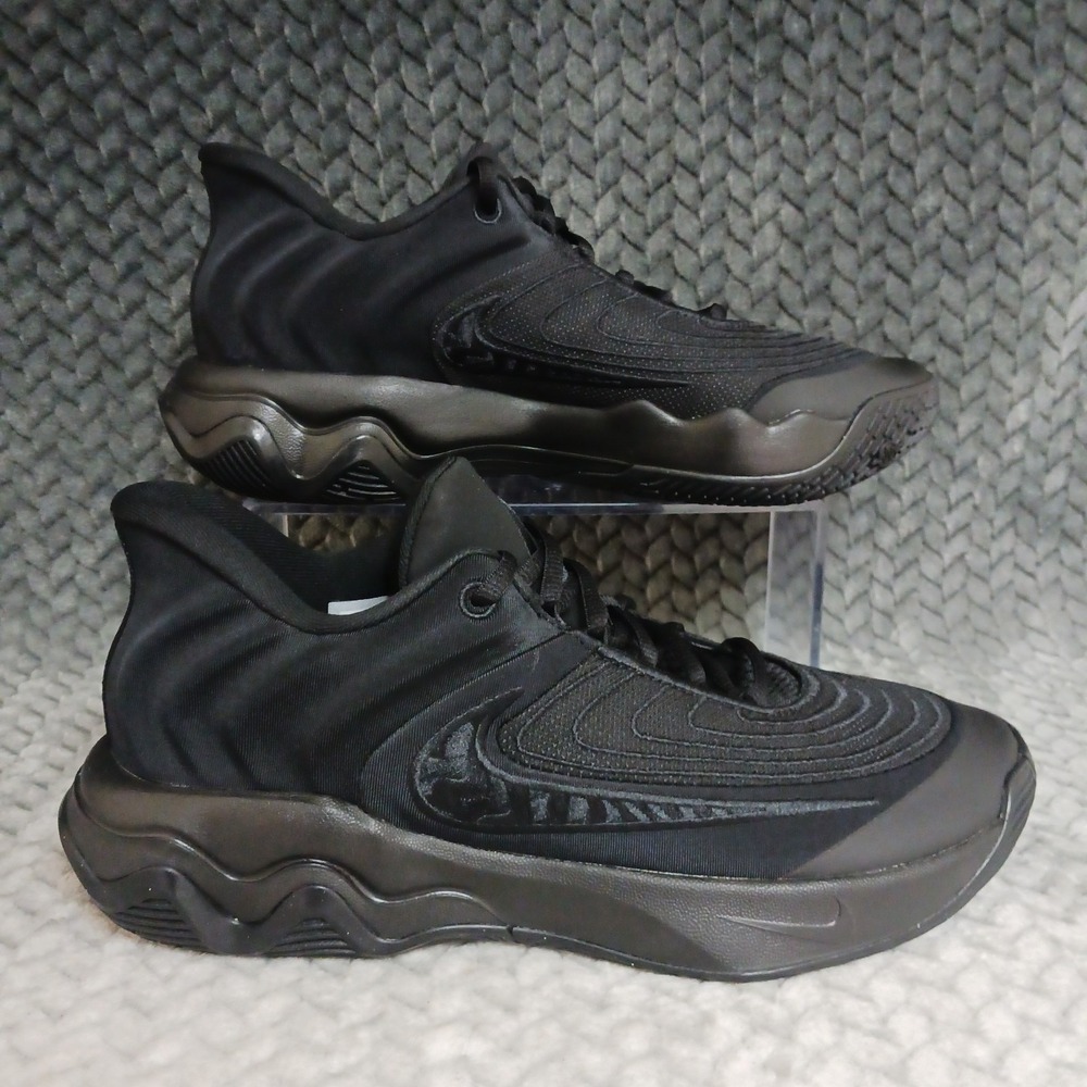 Nike Giannis Immortality 4 Triple Black Men's Basketball Sneakers Shoes Size 8 - Picture 1 of 9
